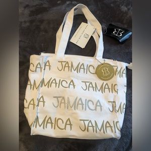 Robin-Ruth country bag- Jamaica white 9x9x3
